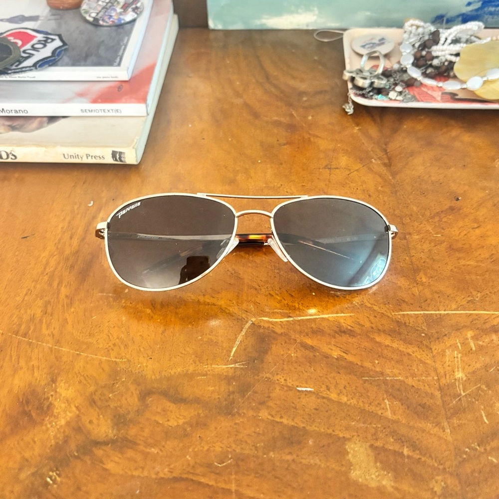 Ray-Ban Aviator Sunglasses with Silver Frame